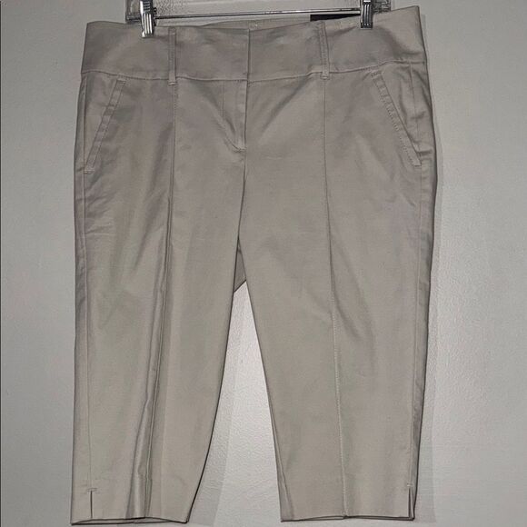 Ann Taylor Tan Modern Fit Pedal Pushers size 10 NWT - Picture 1 of 9